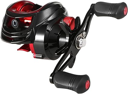 Leepesx Baitcasting carrete 18 + 1BB rodamiento de bolas Baitcasting Carrete de pesca de alta velocidad