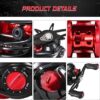 Leepesx Baitcasting carrete 18 + 1BB rodamiento de bolas Baitcasting Carrete de pesca de alta velocidad - 3