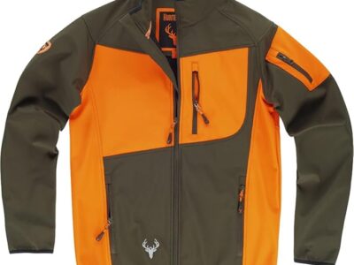 Workteam Softshell Especial caza y pesca con múltiples bolsillos e interior polar Unisex