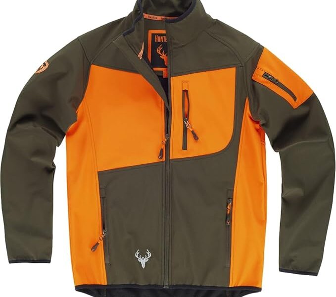 Workteam Softshell Especial caza y pesca con múltiples bolsillos e interior polar Unisex