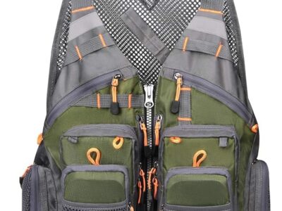 Gonex chaleco de pesca con mosca para hombres y mujeres